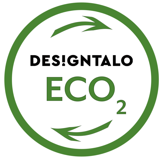 Designtalo ECO2 logo