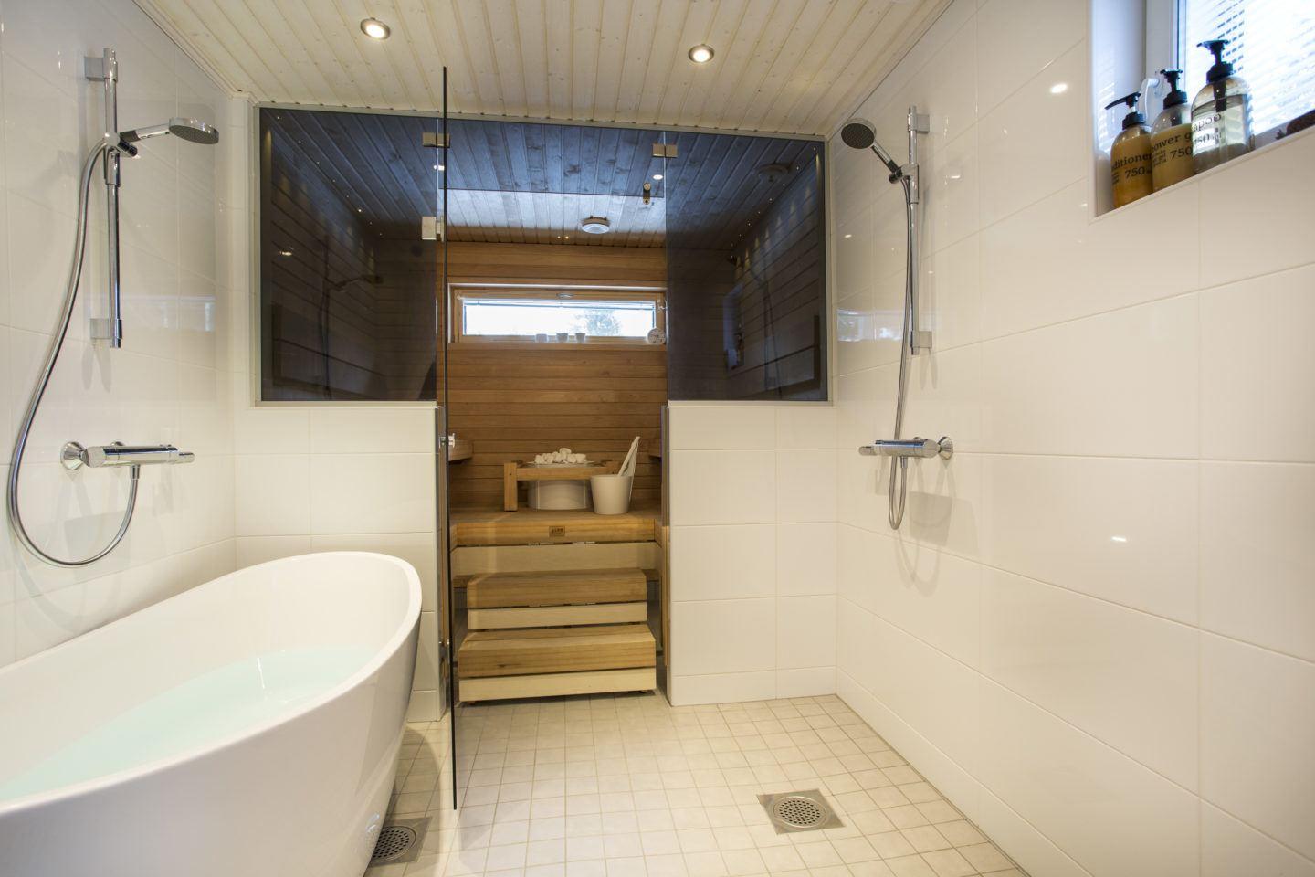 Nordic Classic Käpylä kylpyhuone ja sauna