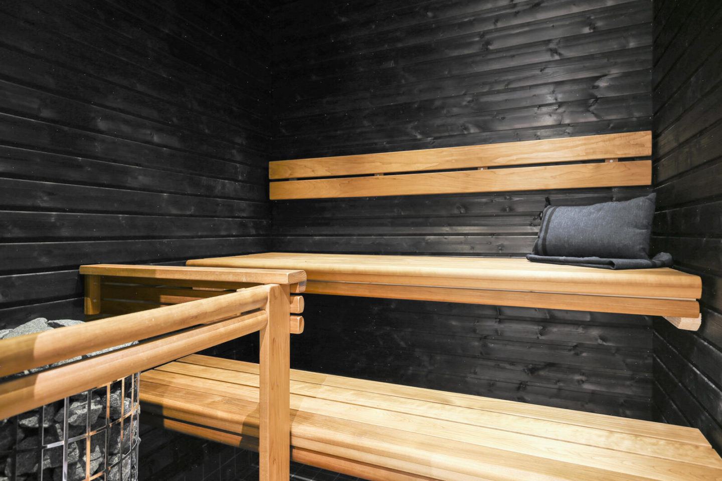 Muuttovalmiin Designtalon sauna